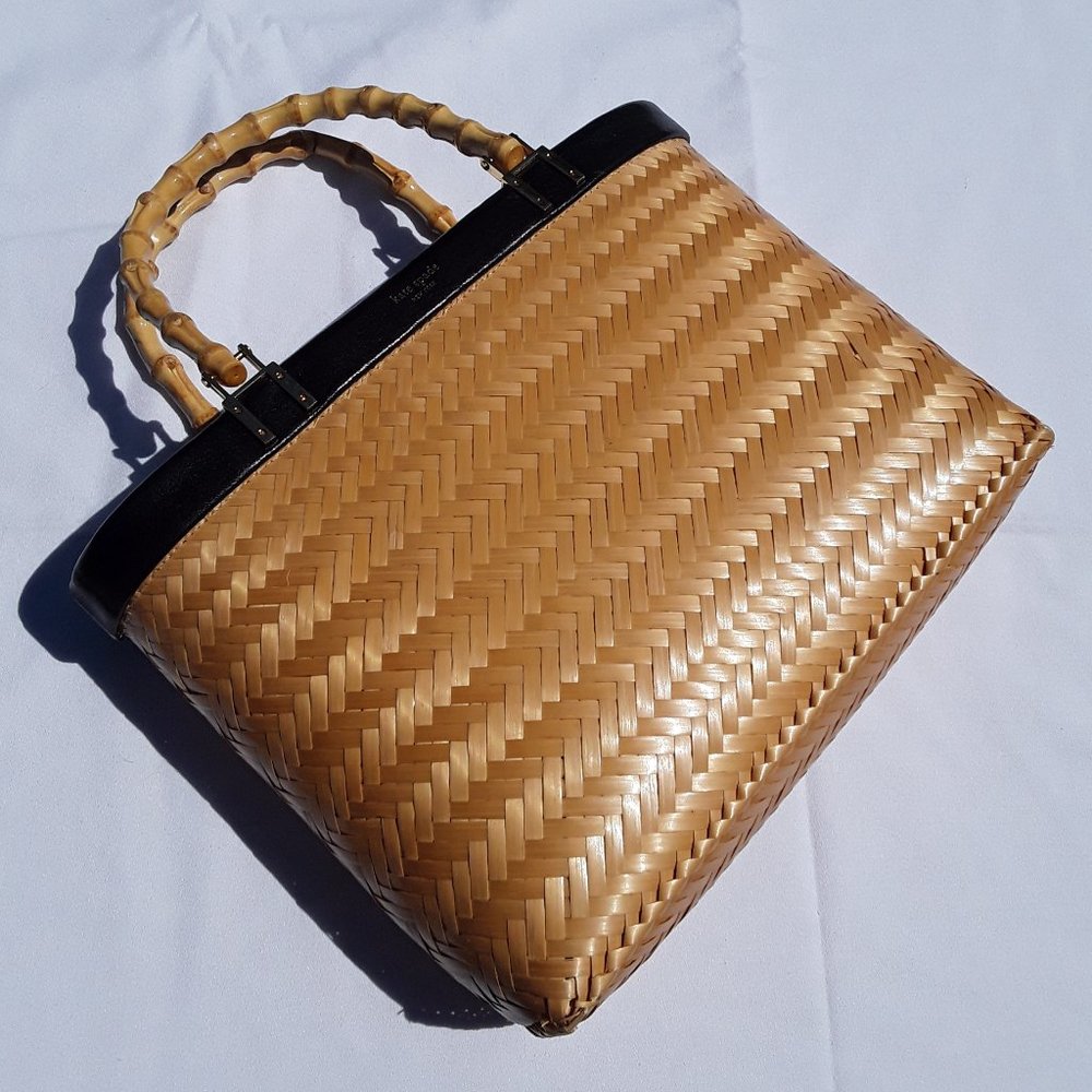 Kate Spade Straw Satchel